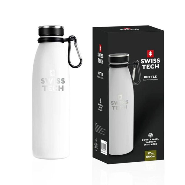 SwissTech Termoflaske 500 ml - i 3 fede farver