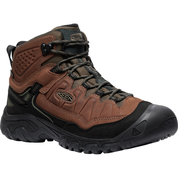 Keen Mens Targhee IV Mid WP Bison-Black Outdoor &amp; Hiking sko