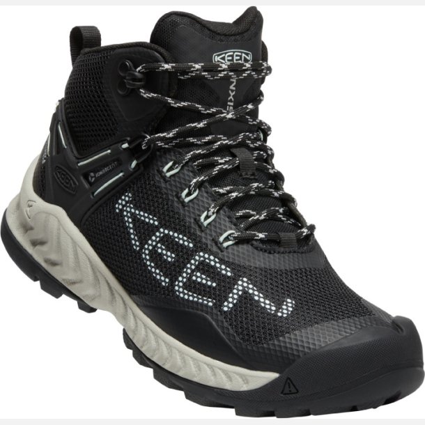 Keen Womens NXIS EVO Mid WP, Black - Blue - Glass