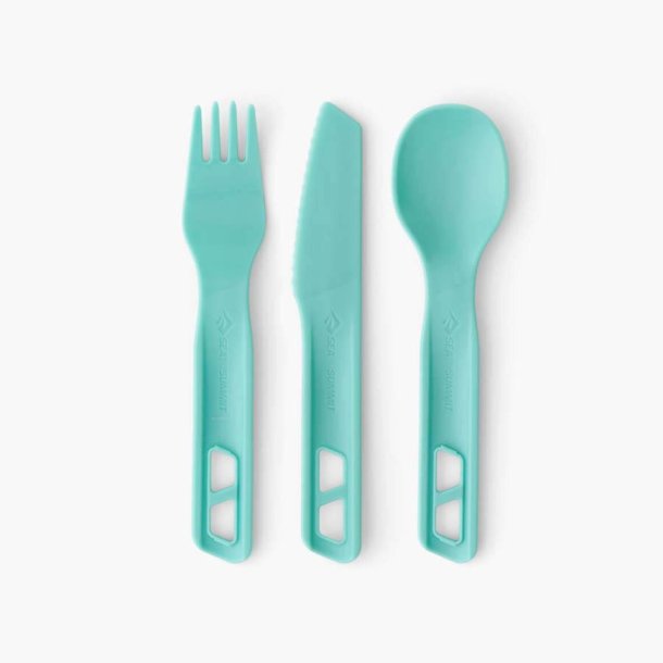 Sea to Summit Passage Cutlery Set - Aqua Sea Blue